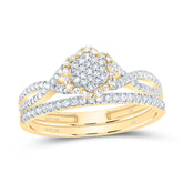 1/3CTW-DIA NK FASHION FLOWER BRIDAL SET